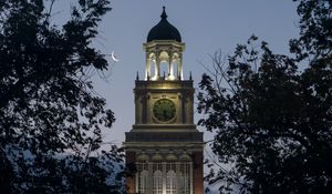 Превью обои vine street houses, колорадо, сша, архитектура, ночь, небо