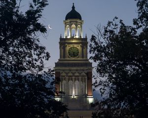 Превью обои vine street houses, колорадо, сша, архитектура, ночь, небо