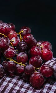 Превью обои виноград, фрукты, ягоды, гроздь, спелый