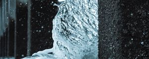Превью обои вода, брызги, всплеск, волны, пена
