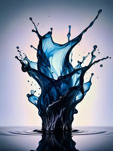 Превью обои вода, капли, брызги