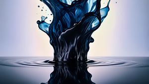 Превью обои вода, капли, брызги