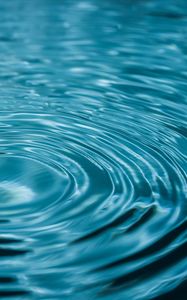 Превью обои вода, круги, крупным планом