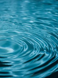 Превью обои вода, круги, крупным планом