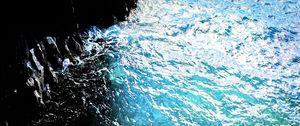 Превью обои вода, море, пещера, скала