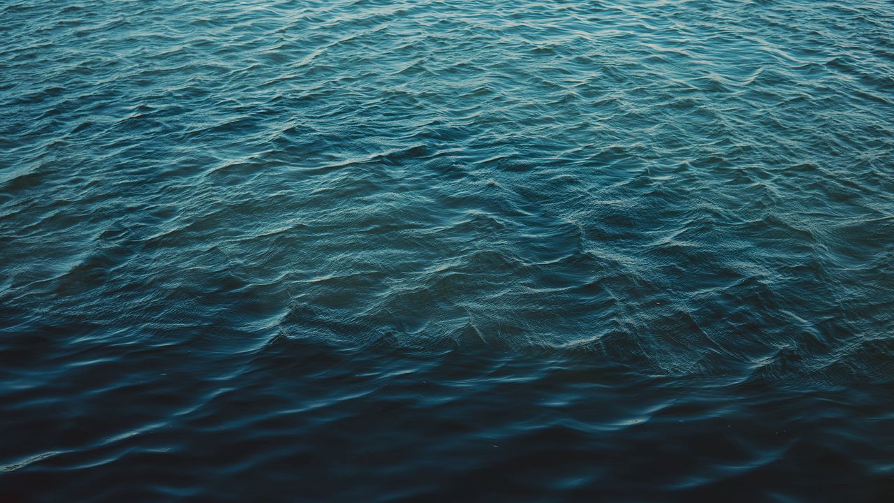 Обои вода, море, поверхность, рябь, волны