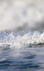Превью обои вода, пена, брызги, макро