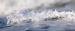 Превью обои вода, пена, брызги, макро