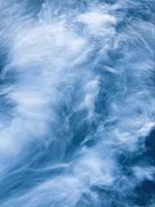 Превью обои вода, поток, пена, текстура