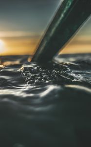 Превью обои вода, пузыри, крупным планом