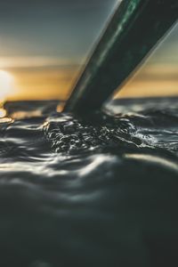 Превью обои вода, пузыри, крупным планом