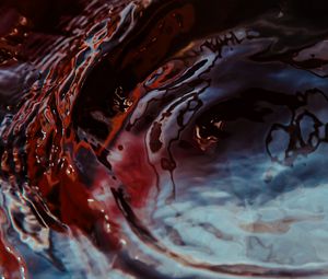 Превью обои вода, разводы, круги, блики