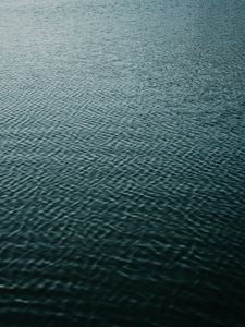 Превью обои вода, рябь, море, фон, синий