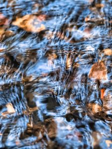 Превью обои вода, рябь, прозрачный, макро