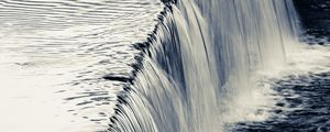 Превью обои вода, водопад, поток, река, природа, течение