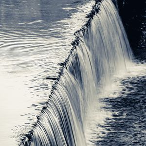 Превью обои вода, водопад, поток, река, природа, течение