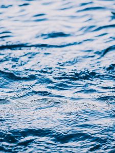 Превью обои вода, волнистый, крупным планом, река