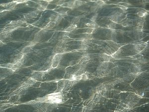 Превью обои вода, волны, блики, текстура
