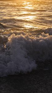 Превью обои вода, волны, брызги, море