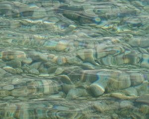 Превью обои вода, волны, камни, текстура