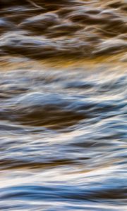 Превью обои вода, волны, размытие, абстракция