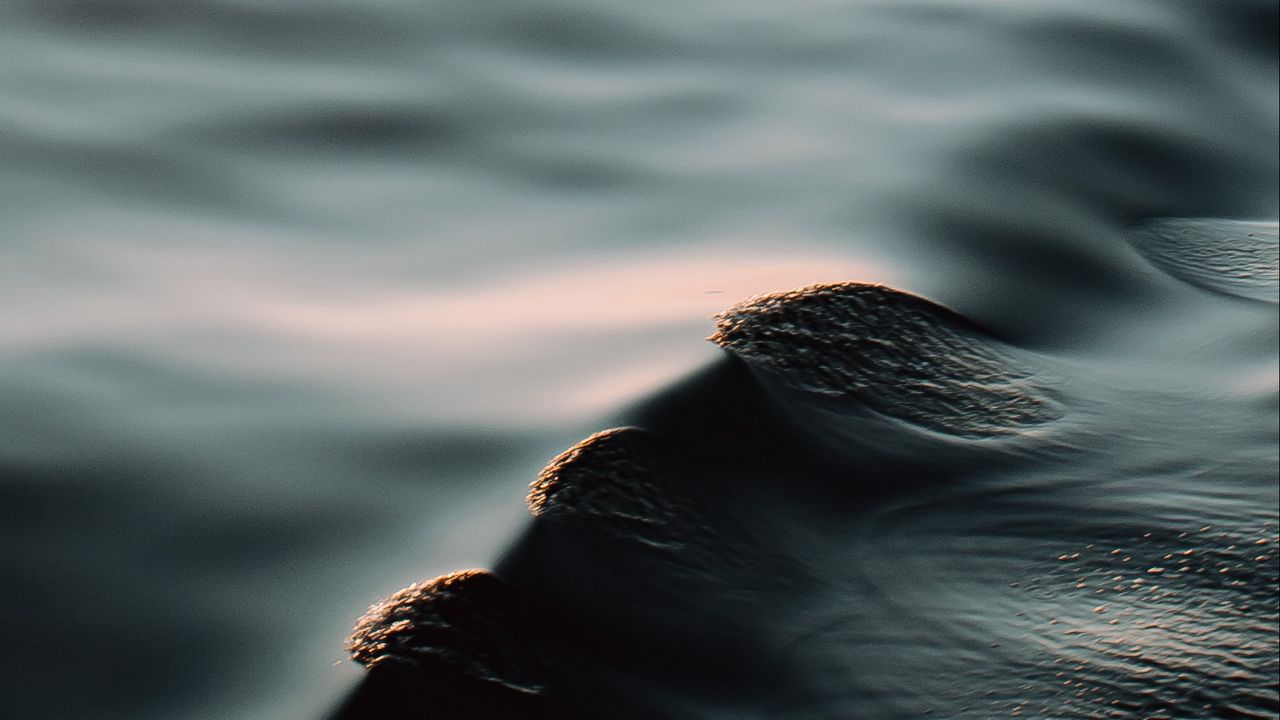Обои вода, волны, рябь, гладь