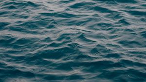 Превью обои вода, волны, рябь, волнистый