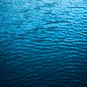 Превью обои вода, волны, рябь, текстура, синий