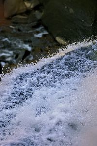 Превью обои водопад, брызги, капли