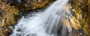 Превью обои водопад, пейзаж, вода, камни, природа