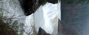 Превью обои водопад, река, пейзаж, природа