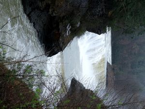 Превью обои водопад, река, пейзаж, природа