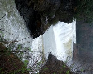 Превью обои водопад, река, пейзаж, природа