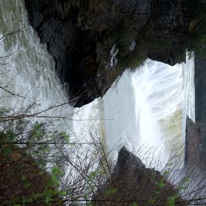 Превью обои водопад, река, пейзаж, природа