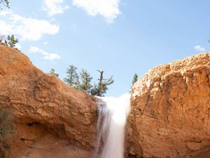 Превью обои водопад, скалы, камни, каменный, поток