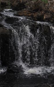 Превью обои водопад, вода, пейзаж, природа, камни