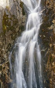 Превью обои водопад, вода, поток, скала