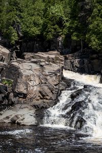 Превью обои водопад, вода, природа, камни