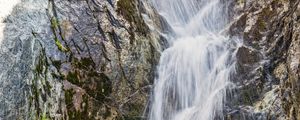 Превью обои водопад, вода, скала, природа, пейзаж