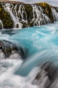 Превью обои водопады, каскад, пейзаж, природа, вода