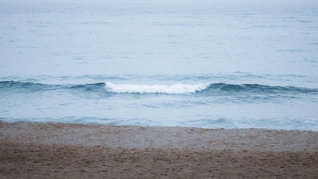 Обои волна, море, пляж, вода, песок