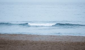 Превью обои волна, море, пляж, вода, песок