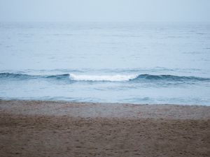 Превью обои волна, море, пляж, вода, песок