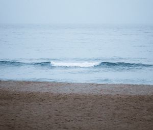 Превью обои волна, море, пляж, вода, песок