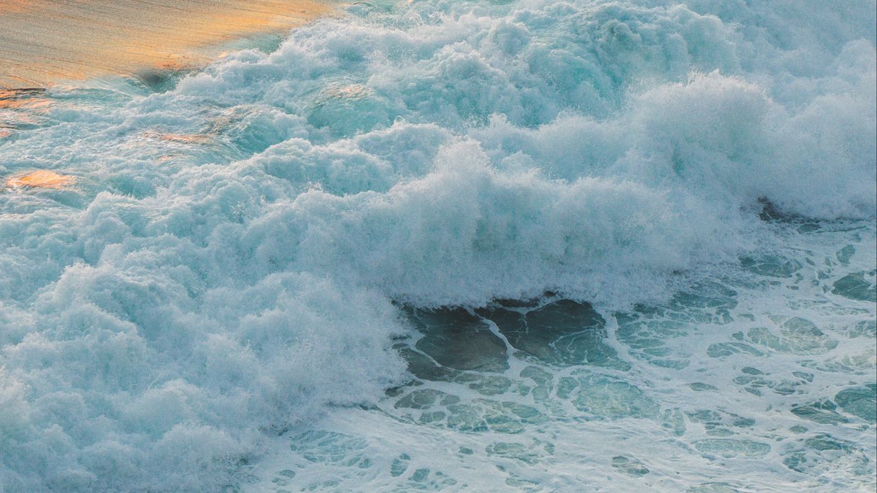 Обои волна, океан, вода, прибой