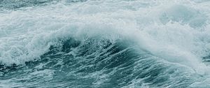 Превью обои волна, вода, пена, море