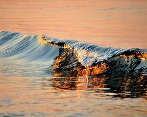 Превью обои волна, вода, прибой, море, волнистый