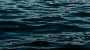 Превью обои волны, блики, вода, волнистый