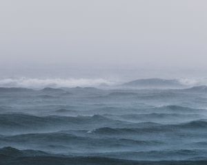 Превью обои волны, море, шторм, вода