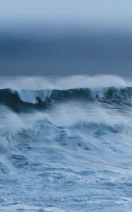 Превью обои волны, море, вода, шторм